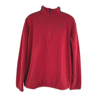 Merrell Terrain 1/4 Zip Fleece Pullover‎ Mens Large Red Outdoor NWT TP-3255